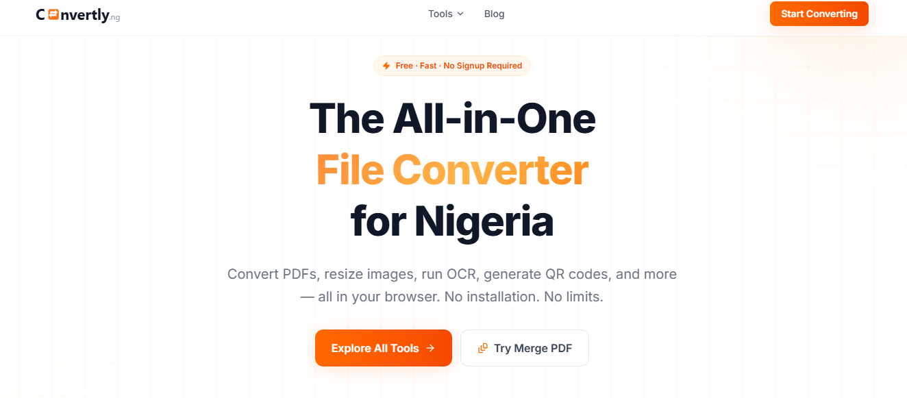 Convertly.ng Review: The Free Online File Converter Built for Nigeria (and Everyone Else)