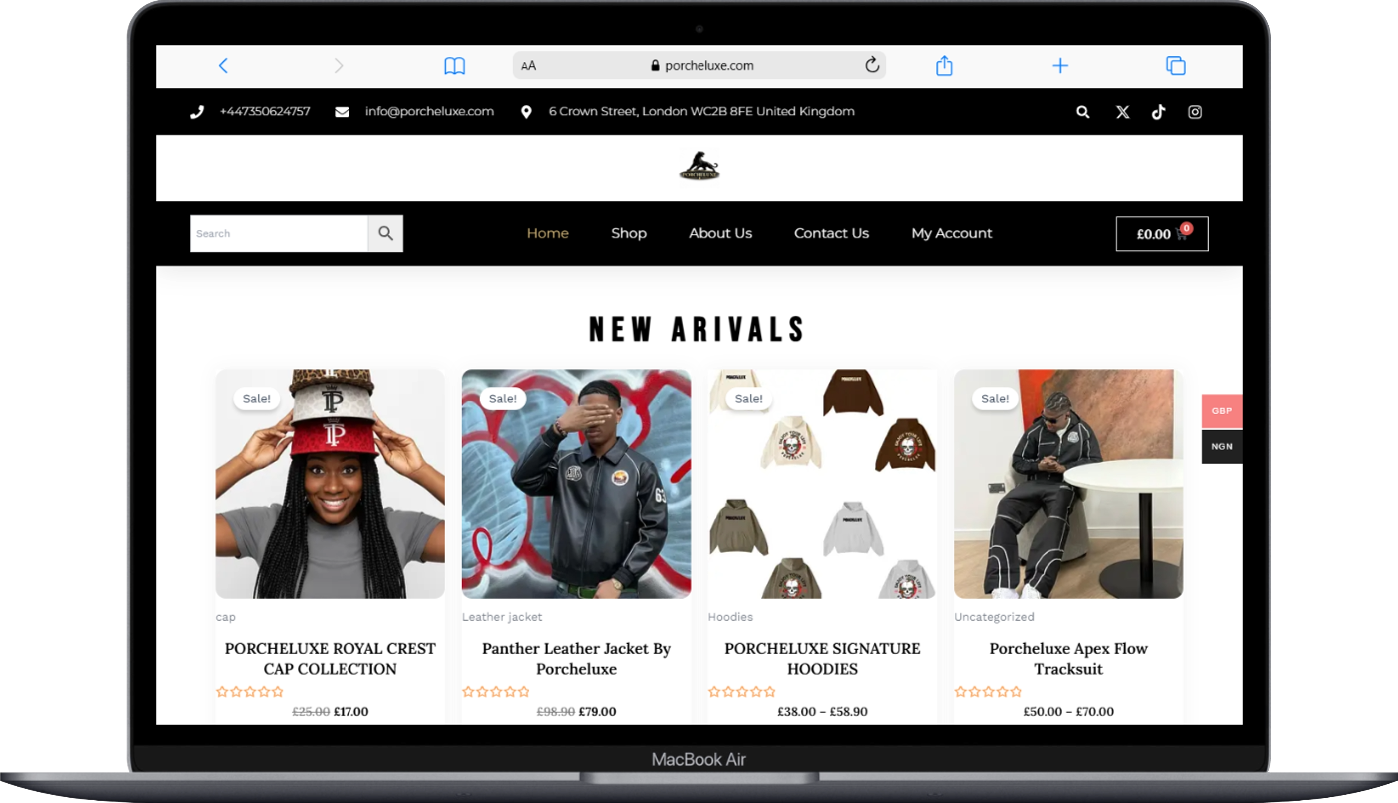 WordPress eCommerce Development — Luxury Fashion Brand
